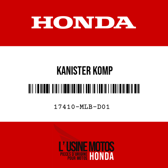 image de 17410-MLB-D01 KANISTER KOMP