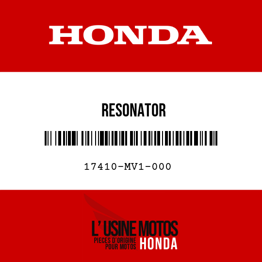 image de 17410-MV1-000 RESONATOR