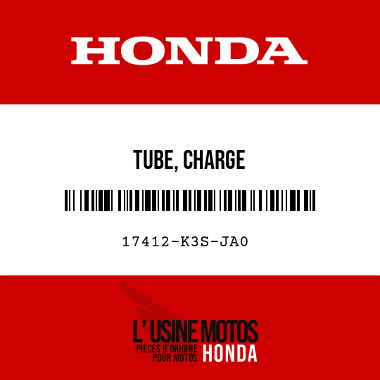 image de 17412-K3S-JA0 TUBE, CHARGE