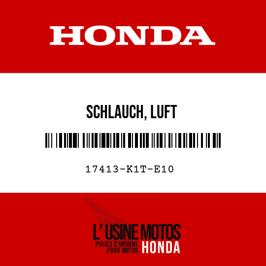 image de 17413-K1T-E10 SCHLAUCH, LUFT