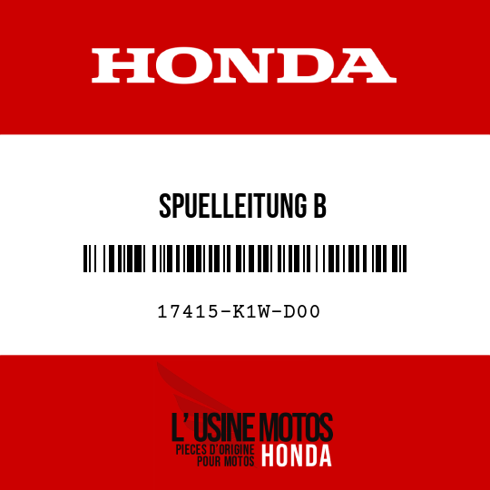 image de 17415-K1W-D00 SPUELLEITUNG B