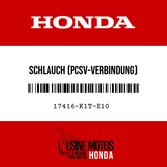 image de 17416-K1T-E10 SCHLAUCH (PCSV-VERBINDUNG)
