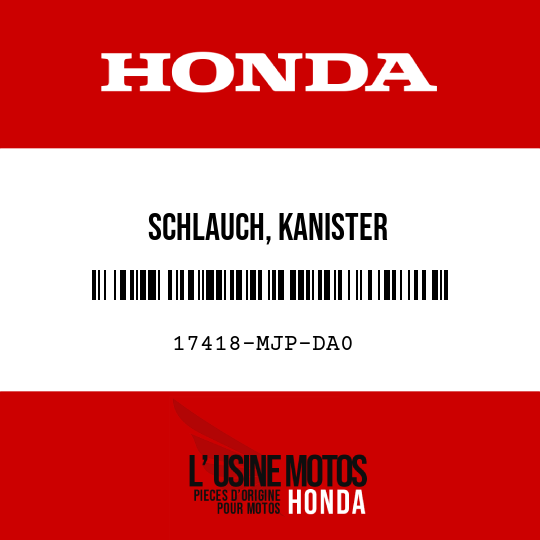 image de 17418-MJP-DA0 SCHLAUCH, KANISTER