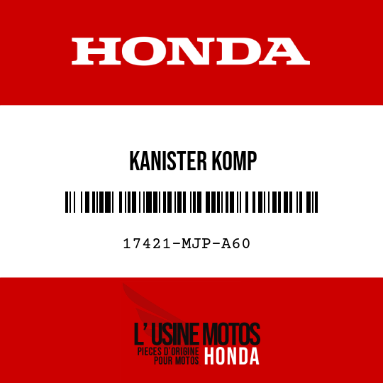 image de 17421-MJP-A60 KANISTER KOMP