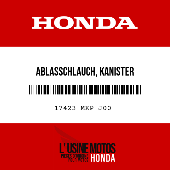 image de 17423-MKP-J00 ABLASSCHLAUCH, KANISTER