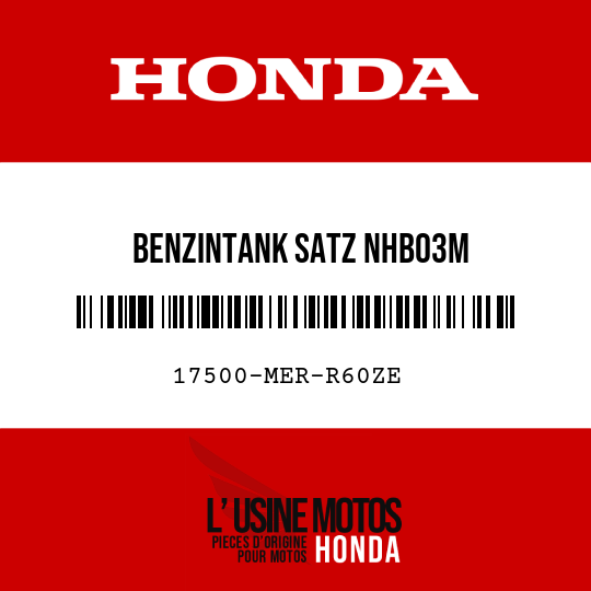 image de 17500-MER-R60ZE BENZINTANK SATZ NHB03M