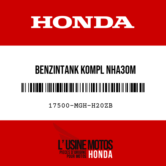 image de 17500-MGH-H20ZB BENZINTANK KOMPL NHA30M