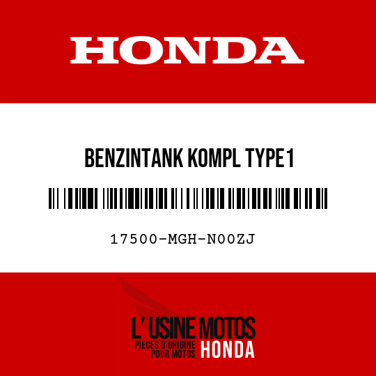 image de 17500-MGH-N00ZJ BENZINTANK KOMPL TYPE1