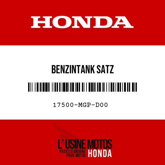 image de 17500-MGP-D00 BENZINTANK SATZ