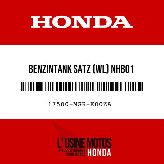 image de 17500-MGR-E00ZA BENZINTANK SATZ (WL) NHB01