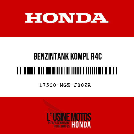 image de 17500-MGZ-J80ZA BENZINTANK KOMPL R4C