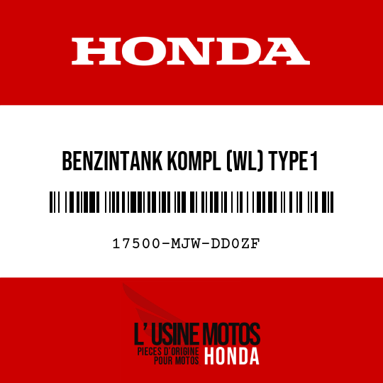 image de 17500-MJW-DD0ZF BENZINTANK KOMPL (WL) TYPE1