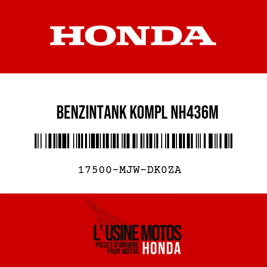 image de 17500-MJW-DK0ZA BENZINTANK KOMPL NH436M