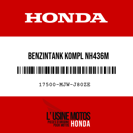 image de 17500-MJW-J80ZE BENZINTANK KOMPL NH436M
