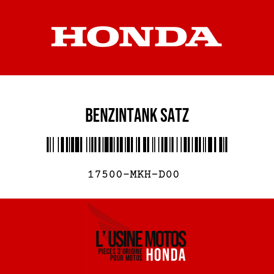 image de 17500-MKH-D00 BENZINTANK SATZ