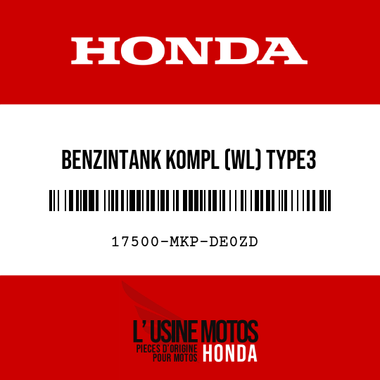 image de 17500-MKP-DE0ZD BENZINTANK KOMPL (WL) TYPE3