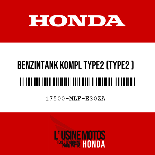 image de 17500-MLF-E30ZA BENZINTANK KOMPL TYPE2 (TYPE2 )
