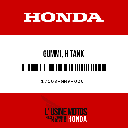image de 17503-MM9-000 GUMMI, H TANK
