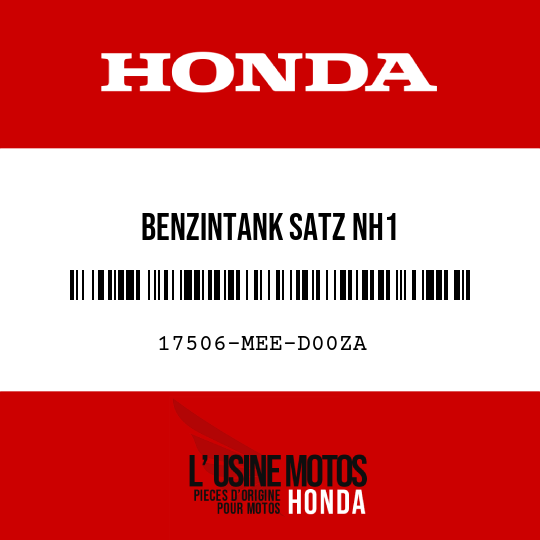 image de 17506-MEE-D00ZA BENZINTANK SATZ NH1 