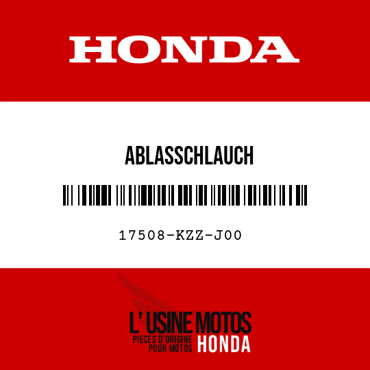 image de 17508-KZZ-J00 ABLASSCHLAUCH