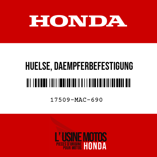 image de 17509-MAC-690 HUELSE, DAEMPFERBEFESTIGUNG