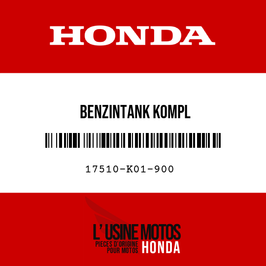 image de 17510-K01-900 BENZINTANK KOMPL