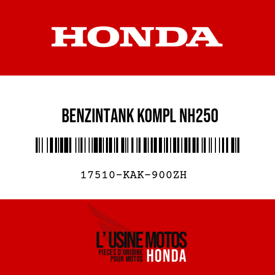 image de 17510-KAK-900ZH BENZINTANK KOMPL NH250 