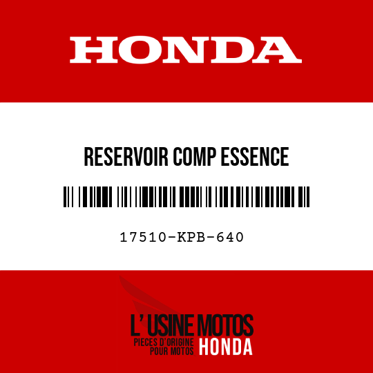 image de 17510-KPB-640 RESERVOIR COMP ESSENCE
