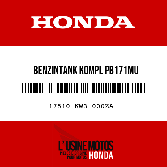 image de 17510-KW3-000ZA BENZINTANK KOMPL PB171MU 