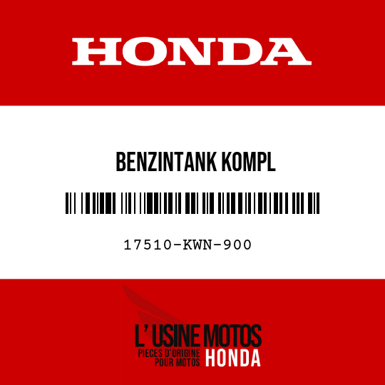 image de 17510-KWN-900 BENZINTANK KOMPL