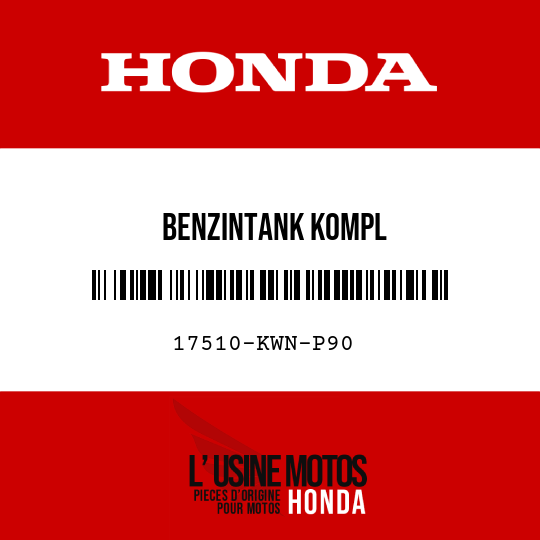 image de 17510-KWN-P90 BENZINTANK KOMPL