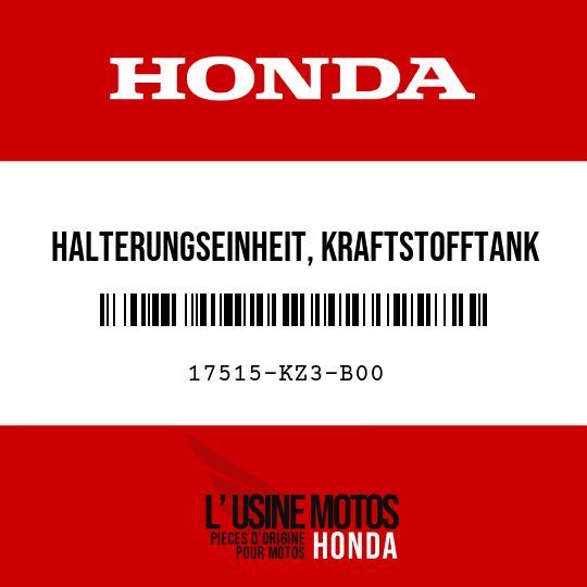 image de 17515-KZ3-B00 HALTERUNGSEINHEIT, KRAFTSTOFFTANK