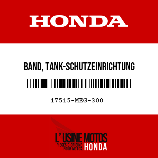 image de 17515-MEG-300 BAND, TANK-SCHUTZEINRICHTUNG