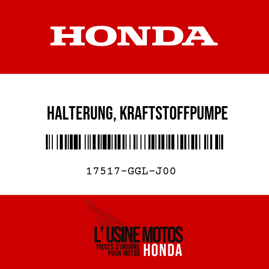 image de 17517-GGL-J00 HALTERUNG, KRAFTSTOFFPUMPE