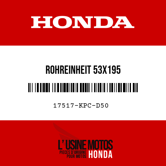 image de 17517-KPC-D50 ROHREINHEIT 53X195