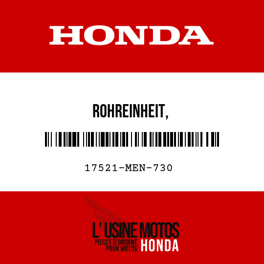 image de 17521-MEN-730 ROHREINHEIT, KRAFTSTOFFDECKEL-ENTLUEFTUNG