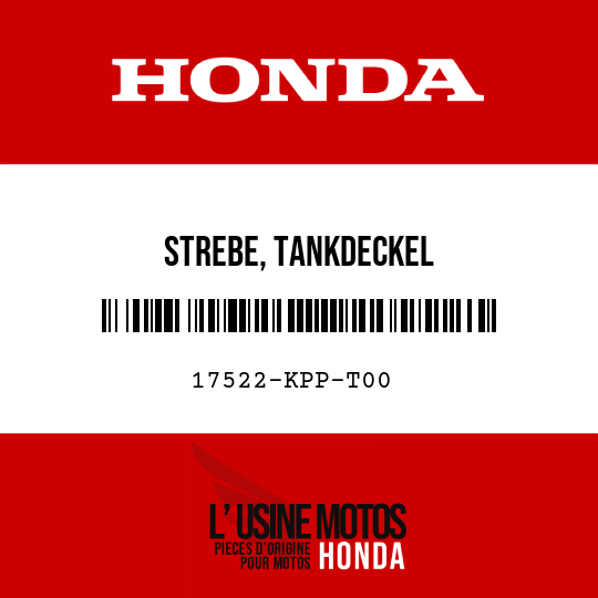 image de 17522-KPP-T00 STREBE, TANKDECKEL