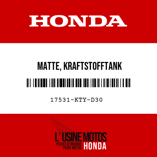 image de 17531-KTY-D30 MATTE, KRAFTSTOFFTANK