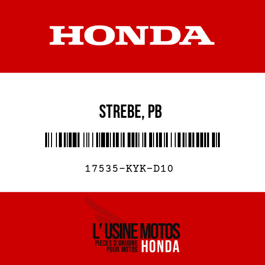 image de 17535-KYK-D10 STREBE, PB