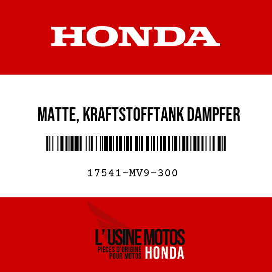 image de 17541-MV9-300 MATTE, KRAFTSTOFFTANK DAMPFER