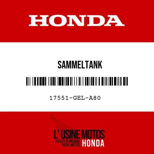 image de 17551-GEL-A80 SAMMELTANK