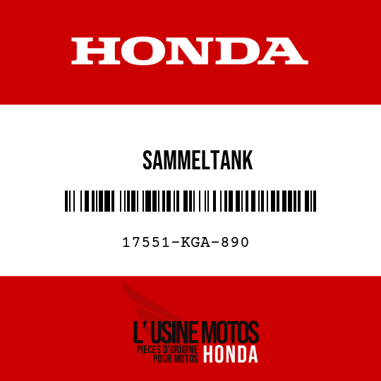 image de 17551-KGA-890 SAMMELTANK