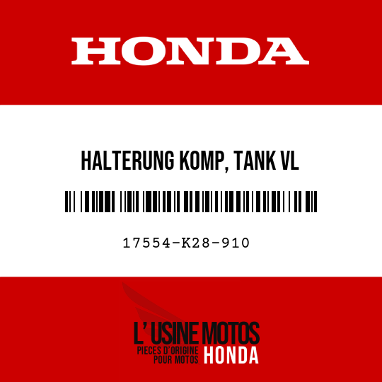 image de 17554-K28-910 HALTERUNG KOMP, TANK VL