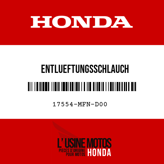 image de 17554-MFN-D00 ENTLUEFTUNGSSCHLAUCH