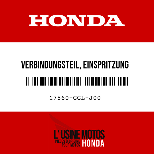 image de 17560-GGL-J00 VERBINDUNGSTEIL, EINSPRITZUNG