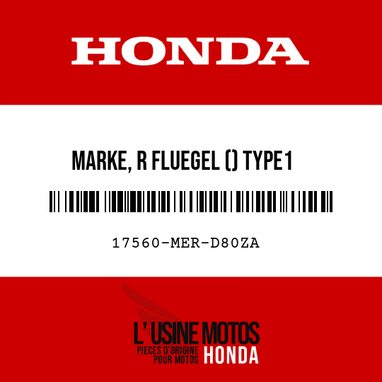 image de 17560-MER-D80ZA MARKE, R FLUEGEL () TYPE1