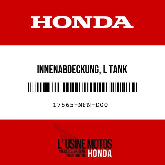image de 17565-MFN-D00 INNENABDECKUNG, L TANK