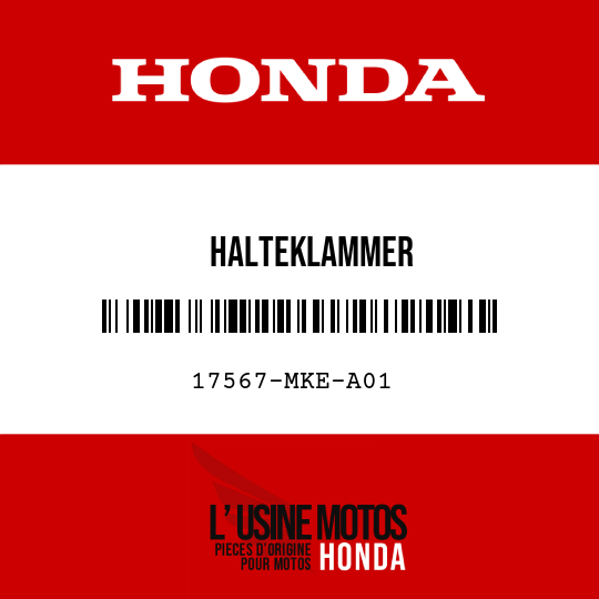 image de 17567-MKE-A01 HALTEKLAMMER