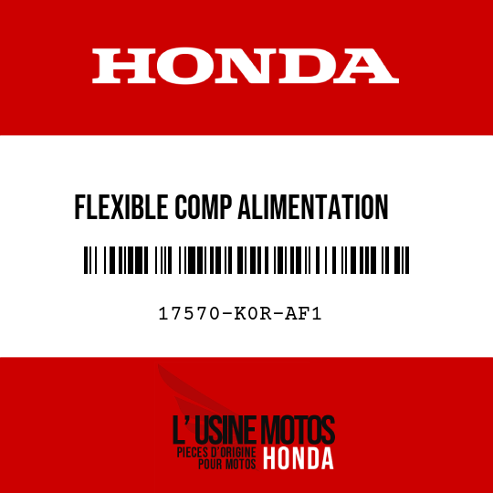 image de 17570-K0R-AF1 FLEXIBLE COMP ALIMENTATION   ESSENCE