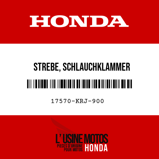 image de 17570-KRJ-900 STREBE, SCHLAUCHKLAMMER